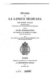  CASALIS Eugène - Etudes sur la langue séchuana