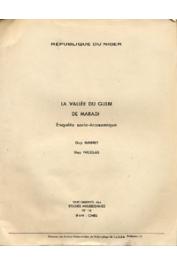  Etudes Nigériennes - 16, MAINET Guy, NICOLAS Guy - La vallée du Gulbi de Maradi. Enquête socio-économique