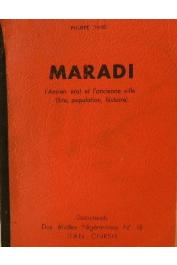  Etudes Nigériennes - 18, DAVID Philippe - Maradi, l'ancien état et l'ancienne ville : site, histoire, population