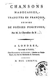  PARNY Evariste de (Chevalier) - Chansons madécasses, traduites en français, Suivies de Poésies fugitives