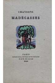  PARNY Evariste de (Chevalier), LABOUREUR J.-E. (illustrations) - Chansons madécasses, traduites en français par ___