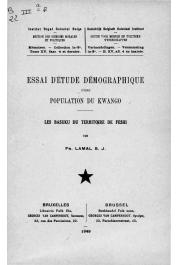 LAMAL François - Essai d'étude démographique d'une population du Kwango, les Basuku du territoire de Feshi
