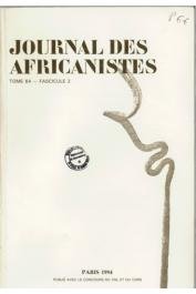  Journal des Africanistes - Tome 64 - fasc. 2 - 1994