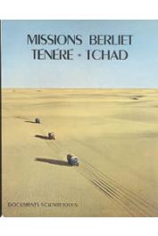  HUGOT Henri-Jean, (éditeur) - Documents scientifiques - Missions Berliet - Ténéré - Tchad. 9 nov. 1959 - 7 janv. 1960 / 23 oct. 1960 - 9 déc. 1960