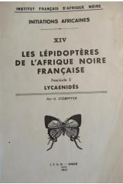  STEMPFFER Henri - Les lépidoptères de l'Afrique noire française. Fasc. 3 : Lycaenidés