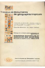  GALLAIS Jean, (sous la direction de) - Stratégies pastorales et agricoles des Sahéliens durant la sécheresse 1969-1974. Elevage et contacts entre pasteurs et agriculteurs