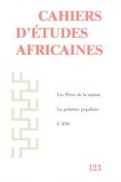  Cahiers d'études africaines - 123