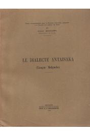  DESCHAMPS Hubert - Le dialecte Antaisaka (Langue Malgache)