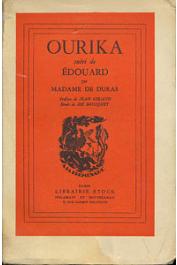  DURAS Madame de - Ourika suivi de Edouard