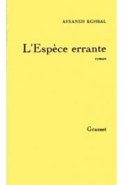  EGHBAL Afsaneh - L'espèce errante