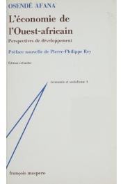 AFANA Osendé - L'économie de l'Ouest-Africain. Perspectives de développement