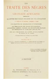  ALEXIS M.G. ou GOCHET Alexis-Marie. - La traite des nègres et la croisade africaine