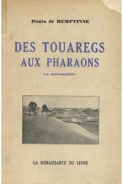  HEMPTINNE Paulo de - Des Touaregs aux Pharaons en automobile
