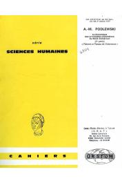 Cahiers ORSTOM sér. Sci. hum., vol. 08, n° spécial, PODLEWSKI André Michel - La dynamique des principales populations du Nord Cameroun (2eme partie) : Piémont et Plateau de l'Adamaoua 