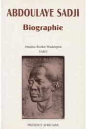  SADJI Amadou Booker Washington - Biographie d'Abdoulaye Sadji