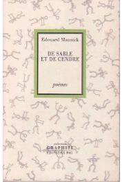  MAUNICK Edouard Joseph - De sable et de cendre: poèmes
