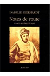  EBERHARDT Isabelle, DUROU Jean-Marc - Notes de route