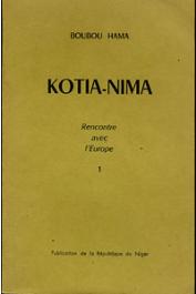  BOUBOU HAMA - Kotia-Nima. Rencontre avec l'Europe (couverture tome 1)