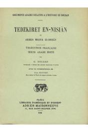  HOUDAS O., BENOIST E., (éditeurs) - Tedzkiret en Nisian fi Akhbar Molouk es Soudan; suivi de l'histoire de Sokoto. Reproduction photographique de l'édition de 1913-14