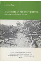 JEAN Suzanne - Les jachères en Afrique tropicale
