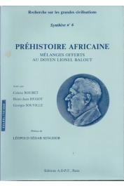  ROUBET Colette, HUGOT Henri-Jean, SOUVILLE Georges - Préhistoire africaine: mélanges offerts au doyen L. Balout
