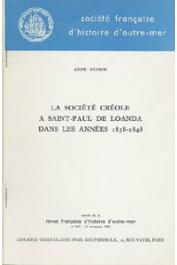  STAMM Anne - La société créole à Saint-Paul de Loanda dans les années 1838-1848