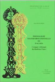  DELPLANQUE Alain - Phonologie transformationnelle du dagara (langue voltaïque du Burkina-Faso)