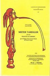  AKAM Noble, RICARD Alain - Mister Tameklor: deux comédies musicales ewe, par le Happy Star Concert Band de Lomé (volume de texte)