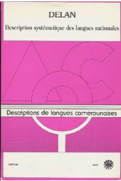  BARRETEAU Daniel, HEDINGER Robert (sous la direction de) - Descriptions de langues camerounaises