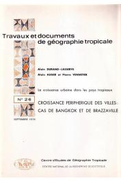  AUGER Alain, VENNETIER Pierre, DURAND-LASSERVE Alain - Croissance périphérique des villes, cas de Bangkok et de Brazzaville