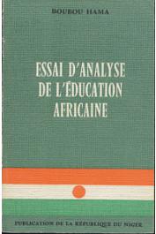  BOUBOU HAMA - Essai d'analyse de l'éducation africaine