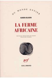  BLIXEN Karen - La ferme africaine