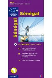  IGN - Carte touristique 1:1 000 000 : Sénégal