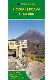 Cabo Verde- Fogo, Brava carte au  1:50.000 e (3eme édition 2019)