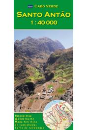 Cabo Verde - Santo Antão carte au  1:40.000 e - 4eme édition