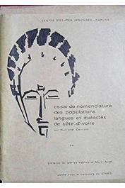  CECCALDI Pierrette - Essai de nomenclature des populations, langues et dialectes de Côte d'Ivoire