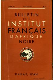  Bulletin de l'IFAN - Série A et B - Tome 15 - n°3 - Juillet 1953