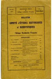  Bulletin du comité d'études historiques et scientifiques de l'AOF - Tome 03 - n°4 - Octobre-Décembre 1920