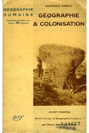  HARDY Georges - Géographie et colonisation