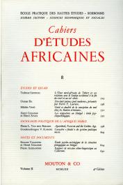  Cahiers d'études africaines - 008