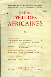  Cahiers d'études africaines - 010