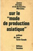  CENTRE D'ETUDES ET DE RECHERCHES MARXISTES - Sur le "mode de production asiatique"