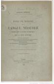  THOMANN Georges - Essai de manuel de la langue Néouolé parlée dans la partie occidentale de la Côte d'Ivoire