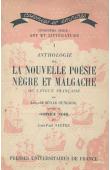  SENGHOR Léopold Sedar, SARTRE Jean-Paul - Anthologie de la nouvelle poésie nègre et malgache de langue française. Précédé de Orphée noir par Jean Paul Sartre (édition 1948)