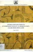  BAYA Banza - Instruction des parents et survie de l'enfant au Burkina Faso, cas de Bobo-Dioulasso