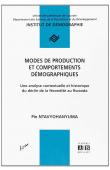  NTAVYOHANYUMA Pie - Modes de production  et comportements démographiques: une analyse contextuelle et historique du déclin de la fécondité au Rwanda