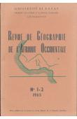  Revue de Géographie de l'Afrique Occidentale, n°1-2 - 1965 - Les escales du fleuve, Sénégal / Bankoumana, centre d'échanges dans le Haut-Niger malien, etc…