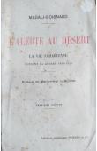  MAGALI-BOISNARD - L'alerte au désert. La vie saharienne pendant la guerre 1914-1916