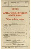 Bulletin du comité d'études historiques et scientifiques de l'AOF - Tome 08 - n°4 - Octobre-Décembre 1925 (BCEHSAOF)