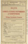  Bulletin du comité d'études historiques et scientifiques de l'AOF - Tome 07 - n°4 - Octobre-Décembre 1924 (BCEHSAOF)